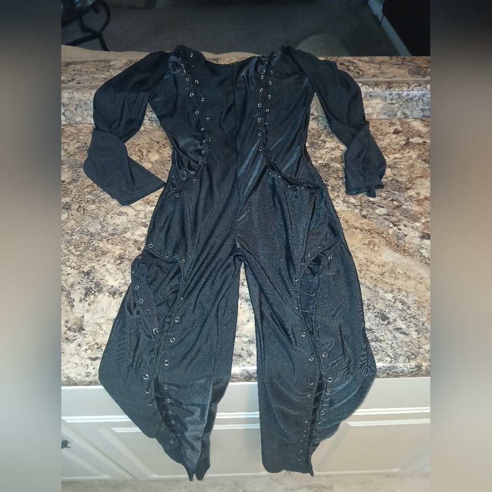 Elegant Black Jumpsuit Women's Size Extra Large One Piece Sexy